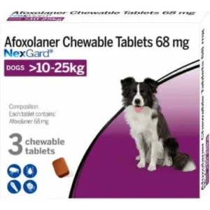 NexGard Chewable Tablets for Dogs (10 to 25 KG)