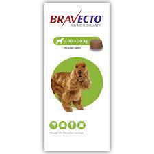 Bravecto Chewable Tablets for Dogs - 10-20KG
